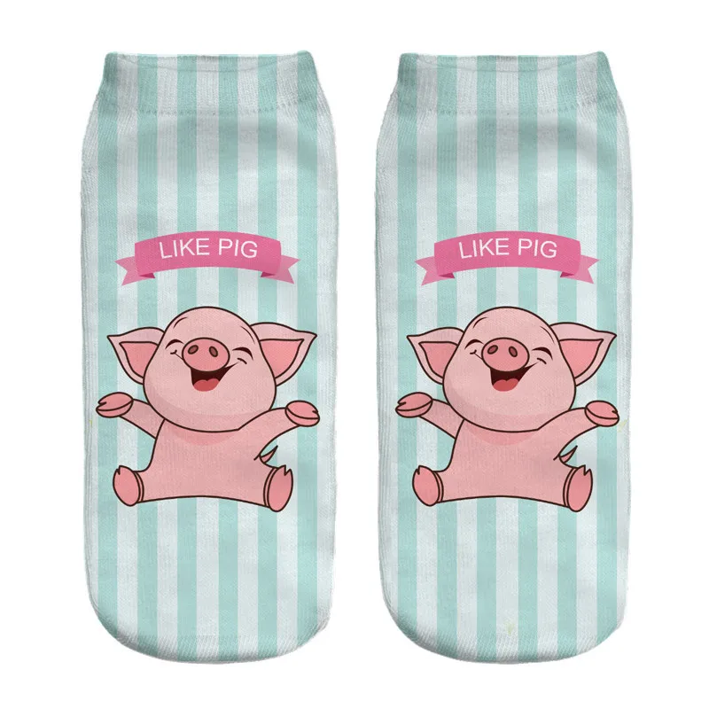 2018 New 3D Printed pink Animal Mini like Pig funny cute cotton short ankle socks for women ladies harajuku korean socks
2018 New 3D Printed pink Animal Mini like Pig funny cute cotton short ankle socks for women ladies harajuku korean socks