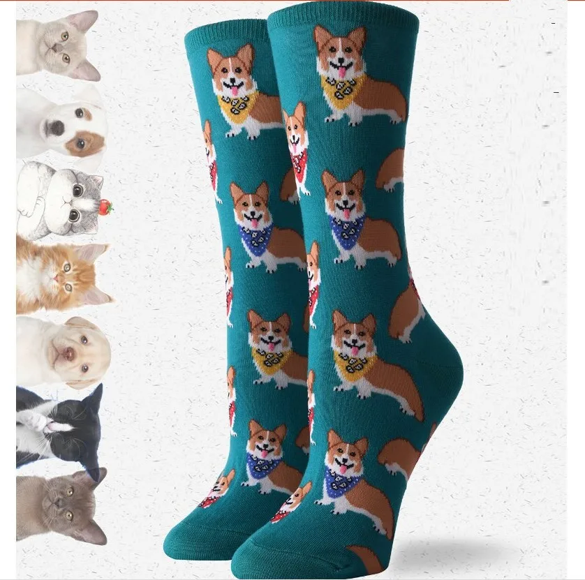women 's cute Colorful Combed Cotton Happy Skateboard Socks Multi Pattern Amimal funny Cartoon cat Dot Novelty Art Socks
women 's cute Colorful Combed Cotton Happy Skateboard Socks Multi Pattern Amimal funny Cartoon cat Dot Novelty Art Socks