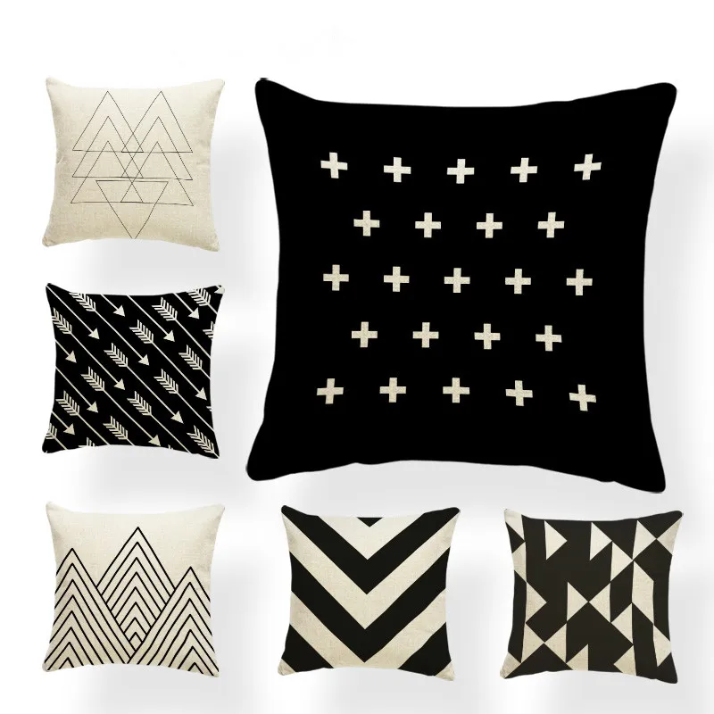 Geometry Cushions Forest Pillow Covers Checkered Recliner Zigzag Throw Pillow Cases Black 45x45 Polyester Romantic
Geometry Cushions Forest Pillow Covers Checkered Recliner Zigzag Throw Pillow Cases Black 45x45 Polyester Romantic
