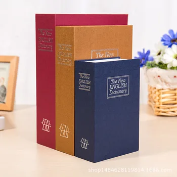 Creative Cash Private Money Box Jewelry Safe Storage Boxes Security Key Lock -3 Colors Dictionary Book Shape for Children Gift
Creative Cash Private Money Box Jewelry Safe Storage Boxes Security Key Lock -3 Colors Dictionary Book Shape for Children Gift