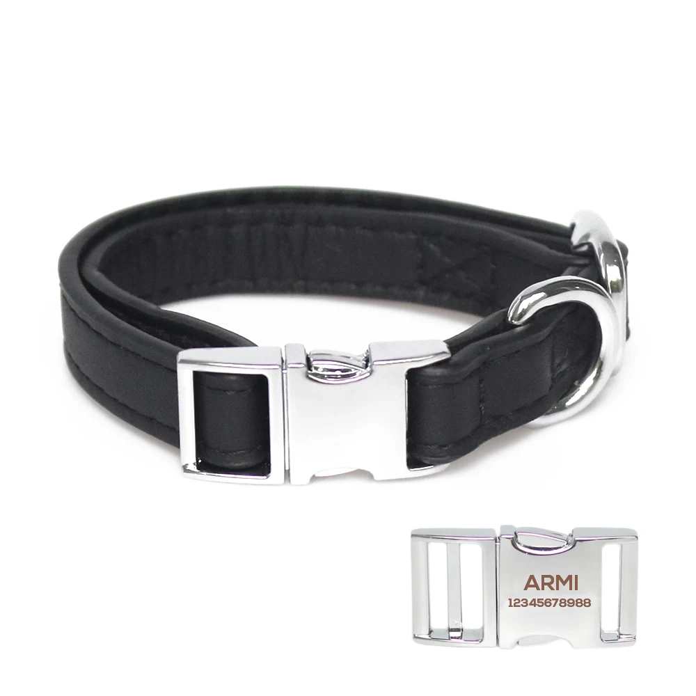 Engraved Metal Pet Dog Collar Microfiber Leather Durable Collar For Dogs 6041061 Pet Supplies S M L
Engraved Metal Pet Dog Collar Microfiber Leather Durable Collar For Dogs 6041061 Pet Supplies S M L
