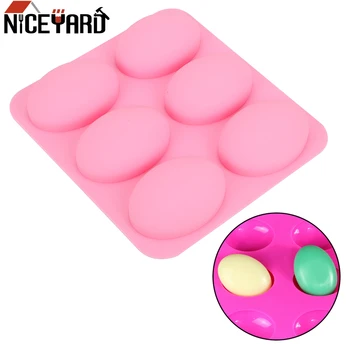 NICEYARD 6 Slots Silicone Soap Mould Handmade Jelly Maker Bakeware Baking Tool Oval Shape Fondant Cake Mold DIY Cake Decorating
NICEYARD 6 Slots Silicone Soap Mould Handmade Jelly Maker Bakeware Baking Tool Oval Shape Fondant Cake Mold DIY Cake Decorating