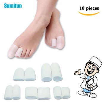 Sumifun 10Pcs Gel Foot Corns Remover Blisters Gel Bunion Toe Finger Protector Foot Massager Insoles Toe Separator D0185
Sumifun 10Pcs Gel Foot Corns Remover Blisters Gel Bunion Toe Finger Protector Foot Massager Insoles Toe Separator D0185
