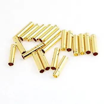 20 Pieces Gold Tone Metal Bullet Plug Female Connector 4mm
20 Pieces Gold Tone Metal Bullet Plug Female Connector 4mm
