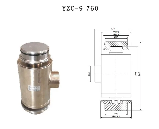 Load Cell YZC-9760 High Precision Column Pressure Force Measuring Accessories 50T
Load Cell YZC-9760 High Precision Column Pressure Force Measuring Accessories 50T