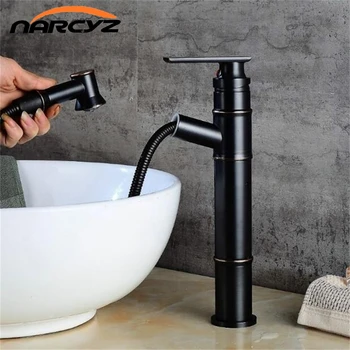 New Basin Faucet Hot and Cold Bathroom Wash Basin Faucet Pull Out Crane Copper Sink Basin Faucet Water Tap Black/Antique B530
New Basin Faucet Hot and Cold Bathroom Wash Basin Faucet Pull Out Crane Copper Sink Basin Faucet Water Tap Black/Antique B530