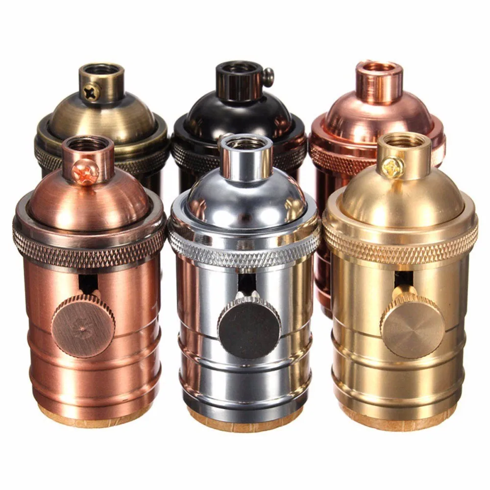High Quality Vintage Edison Lamp Socket E27 Screw Bulb Base Aluminum Lamp Holder Industrial Retro Pendant Fittings
High Quality Vintage Edison Lamp Socket E27 Screw Bulb Base Aluminum Lamp Holder Industrial Retro Pendant Fittings