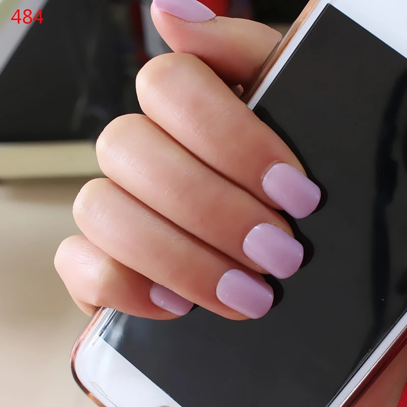 Taro Purple Candy Press On Nails Full Wrap Short Salon Acrylic Nail Tips Round Top Faux Ongles Easy DIY without Glue Sticker 484
Taro Purple Candy Press On Nails Full Wrap Short Salon Acrylic Nail Tips Round Top Faux Ongles Easy DIY without Glue Sticker 484