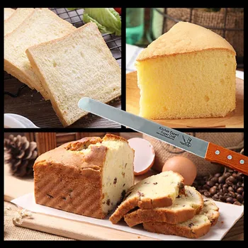 Stainless Steel pastry cutters 10 Inch Serratd Bread Knife Toast Slicing Knives Cake Slicer Baking Serrated Blade Kitchen Gadget
Stainless Steel pastry cutters 10 Inch Serratd Bread Knife Toast Slicing Knives Cake Slicer Baking Serrated Blade Kitchen Gadget