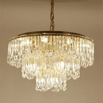 Longree 110-240V LED Luxury Crystal Chandelier Light Fixture pendant Hanging lamp for Parlor Dining Room Restaurant Decoration
Longree 110-240V LED Luxury Crystal Chandelier Light Fixture pendant Hanging lamp for Parlor Dining Room Restaurant Decoration