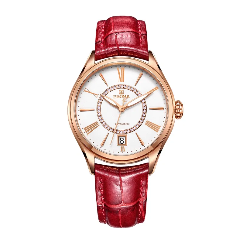 Ebohr ladies fashion luxury watch automatic mechanical watch belt watch calendar couple table 50190140
Ebohr ladies fashion luxury watch automatic mechanical watch belt watch calendar couple table 50190140