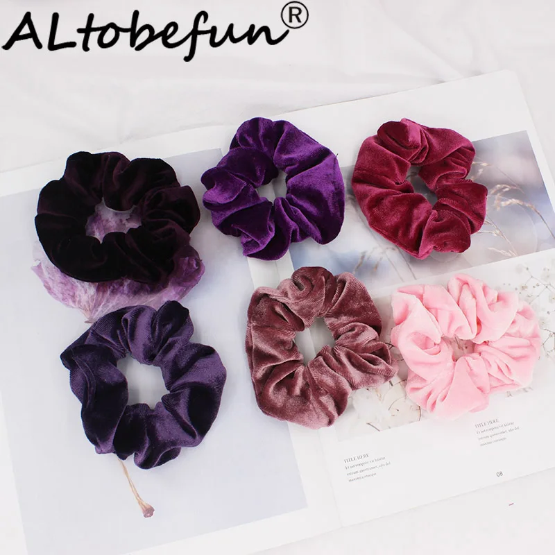 ALTOBEFUN 33 Colors Female Hair Holder Solid Women Scrunchies Elastic Girl Velour Hair Accessories Lady Hairties Hairbands SS027
ALTOBEFUN 33 Colors Female Hair Holder Solid Women Scrunchies Elastic Girl Velour Hair Accessories Lady Hairties Hairbands SS027
