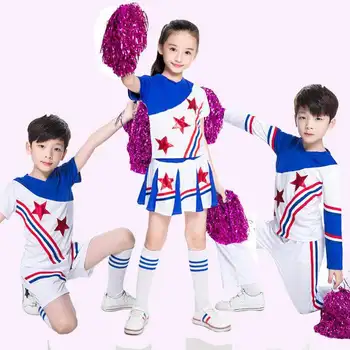 SONGYUEXIA New Modern Jazz hip Hop Dance Skirt Cheerleading Performance Costume Set Long Sleeve Tops Pants for Girls Boys Kids
SONGYUEXIA New Modern Jazz hip Hop Dance Skirt Cheerleading Performance Costume Set Long Sleeve Tops Pants for Girls Boys Kids