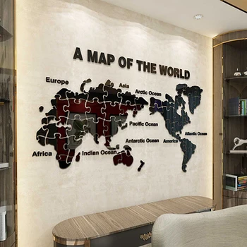 Act world map puzzles decor New DIY Acrylic Wall Sticker Map of the World Puzzle Design Stickers Home Decorations
Act world map puzzles decor New DIY Acrylic Wall Sticker Map of the World Puzzle Design Stickers Home Decorations