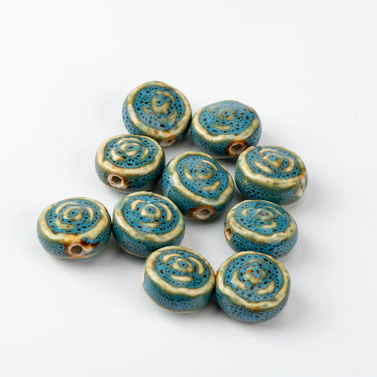 Rose Flower Sphere Ceramic beads not silicone sell by bags Unique Ceramics Beads Wholesale 10 pieces/lot #A330C
Rose Flower Sphere Ceramic beads not silicone sell by bags Unique Ceramics Beads Wholesale 10 pieces/lot #A330C