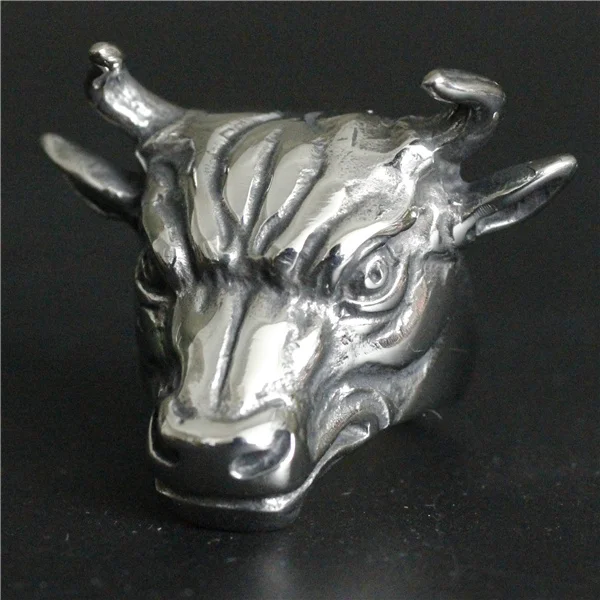 2016 Mens Heavy Bull Ring 316L Stainless Steel Men Boys Silver Cool Man Biker Ring
2016 Mens Heavy Bull Ring 316L Stainless Steel Men Boys Silver Cool Man Biker Ring