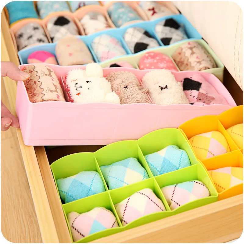 5 Grids Wardrobe Storage Box Basket Organizer Women Men Socks Bra Underwear Storage Box Plastic Container Organiser
5 Grids Wardrobe Storage Box Basket Organizer Women Men Socks Bra Underwear Storage Box Plastic Container Organiser