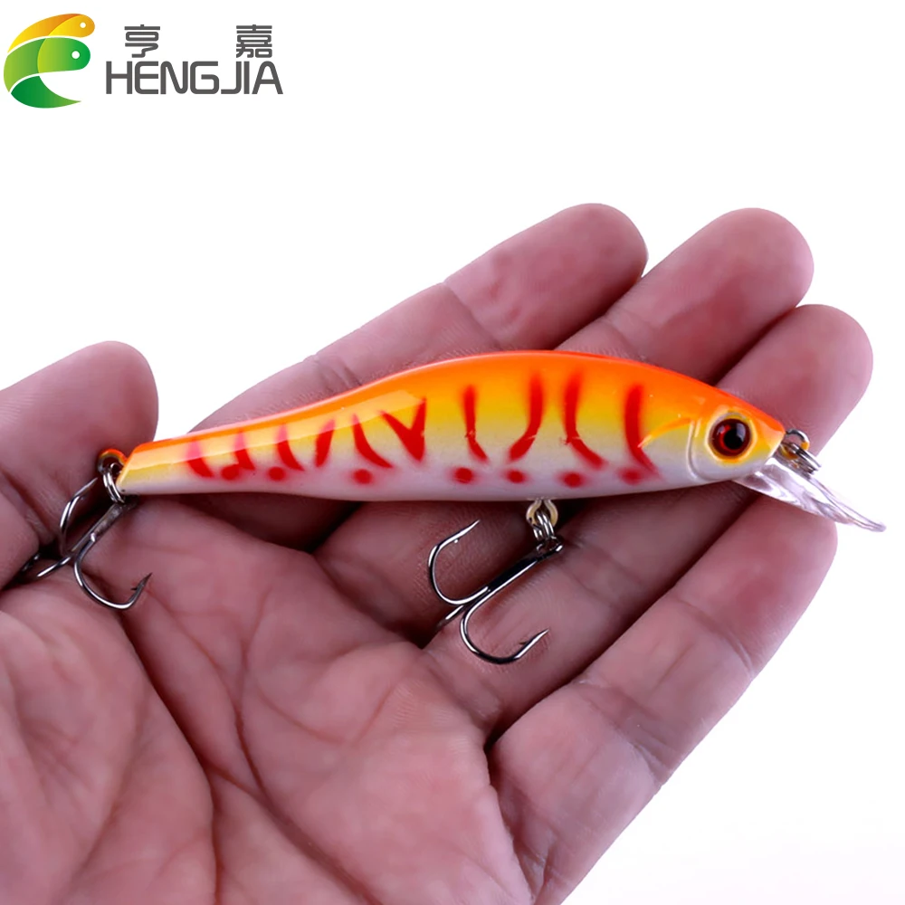 Hengjia 9.5cm/11.5g wobblers Jerkbait 4 Colors Hard Bait Minnow Crank Bait Fishing lures 2 hook Bass Topwater Fishing Tackle
Hengjia 9.5cm/11.5g wobblers Jerkbait 4 Colors Hard Bait Minnow Crank Bait Fishing lures 2 hook Bass Topwater Fishing Tackle
