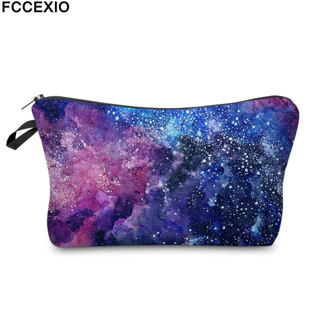 FCCEXIO New 3D Print Makeup Bags With Purple Galaxy Pattern Cute Cosmetics Pouchs For Travel Ladies Pouch Women Cosmetic Bag
FCCEXIO New 3D Print Makeup Bags With Purple Galaxy Pattern Cute Cosmetics Pouchs For Travel Ladies Pouch Women Cosmetic Bag