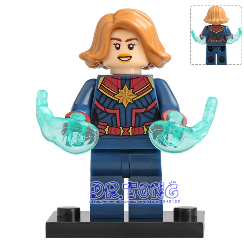 Single Marvel Action Figure Super Hero Avengers 4 Endgame Captain Marvel Carol Danvers Building Blocks Toys for Children XH1127
Single Marvel Action Figure Super Hero Avengers 4 Endgame Captain Marvel Carol Danvers Building Blocks Toys for Children XH1127