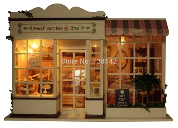 A008 diy large dollhouse ( with music ) cakes shop wooden doll house miniature foods miniatures for decoration
A008 diy large dollhouse ( with music ) cakes shop wooden doll house miniature foods miniatures for decoration