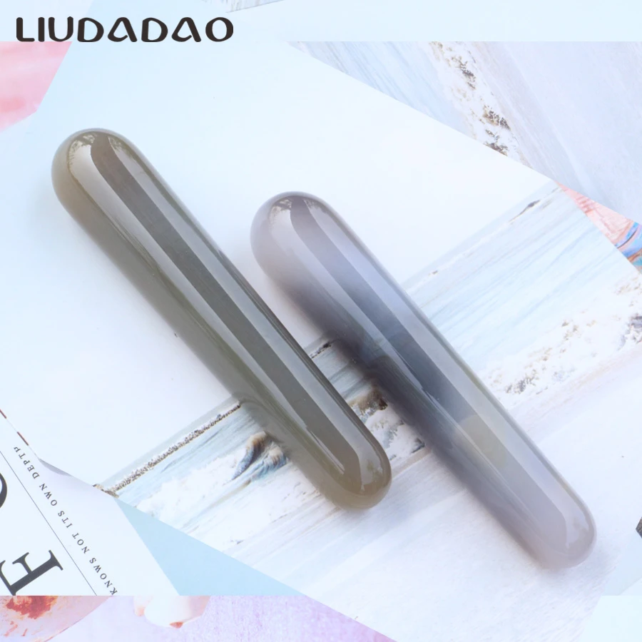 Grey Carnelian Acupoint Stick Jade Massager Wands Natural Stone Smooth Yoni Wands For Women Relax Body Care Massager Wands
Grey Carnelian Acupoint Stick Jade Massager Wands Natural Stone Smooth Yoni Wands For Women Relax Body Care Massager Wands