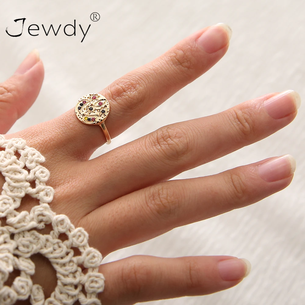 1 PC Gold Ring Colorful Crystal Charm Wedding Party Finger Rings for Women Minimalist Jewelry Bague Femme Anillos Mujer
1 PC Gold Ring Colorful Crystal Charm Wedding Party Finger Rings for Women Minimalist Jewelry Bague Femme Anillos Mujer