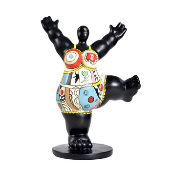 Fat Lady Figure Statue Art Sculpture Dancing Woman Figure Figurine Resin Art&Craft Home Decoration R1415
Fat Lady Figure Statue Art Sculpture Dancing Woman Figure Figurine Resin Art&Craft Home Decoration R1415