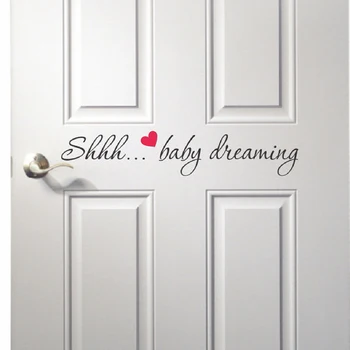 Shhh... Baby Dreaming Quote Wall Sticker Children Room Quote Wall Decal Easy Wall Kids Decor Wall Quotes Cut Vinyl Sticker Q209
Shhh... Baby Dreaming Quote Wall Sticker Children Room Quote Wall Decal Easy Wall Kids Decor Wall Quotes Cut Vinyl Sticker Q209