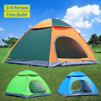 Protable Outdoor Automatic Tents Camping Beach Tent Ultralight Waterproof Sun Shelter Travelling Hiking 1~4 Person Large Space 
Protable Outdoor Automatic Tents Camping Beach Tent Ultralight Waterproof Sun Shelter Travelling Hiking 1~4 Person Large Space