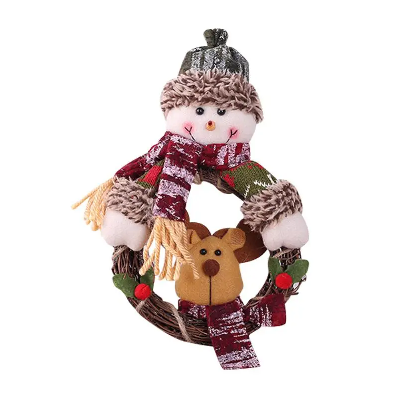 Christmas Doll Cute Christmas Rattan Ring Garland Old Man Snowman Shaped Door Hanging Christmas Tree Decorations
Christmas Doll Cute Christmas Rattan Ring Garland Old Man Snowman Shaped Door Hanging Christmas Tree Decorations
