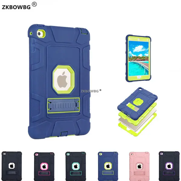 Armor Sleeve Case For iPad Mini 5 2019 Kids Shockproof Heavy Duty Silicone Hard Stand Cover for apple ipad mini 4 A1550 Tablet
Armor Sleeve Case For iPad Mini 5 2019 Kids Shockproof Heavy Duty Silicone Hard Stand Cover for apple ipad mini 4 A1550 Tablet