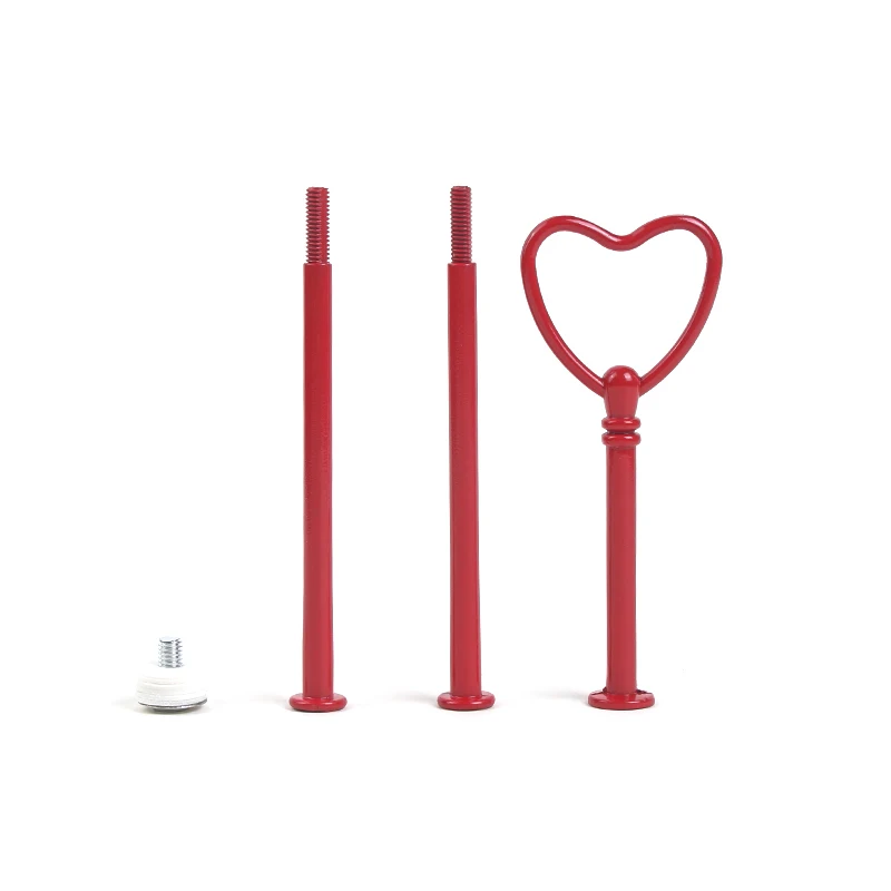 Hot Colors Fitting Accessory Handle 100 set Red Heart Plate Centre 3-tier Cake Stand Rod
Hot Colors Fitting Accessory Handle 100 set Red Heart Plate Centre 3-tier Cake Stand Rod