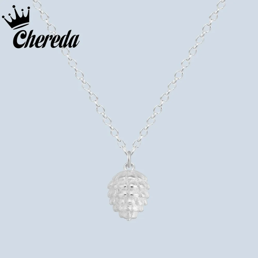Chereda Personality 925 Sterling Silver Fashion Jewelry Exquisite Antique Pine Cone Squirrel Food Necklace 3D Round Pendant
Chereda Personality 925 Sterling Silver Fashion Jewelry Exquisite Antique Pine Cone Squirrel Food Necklace 3D Round Pendant