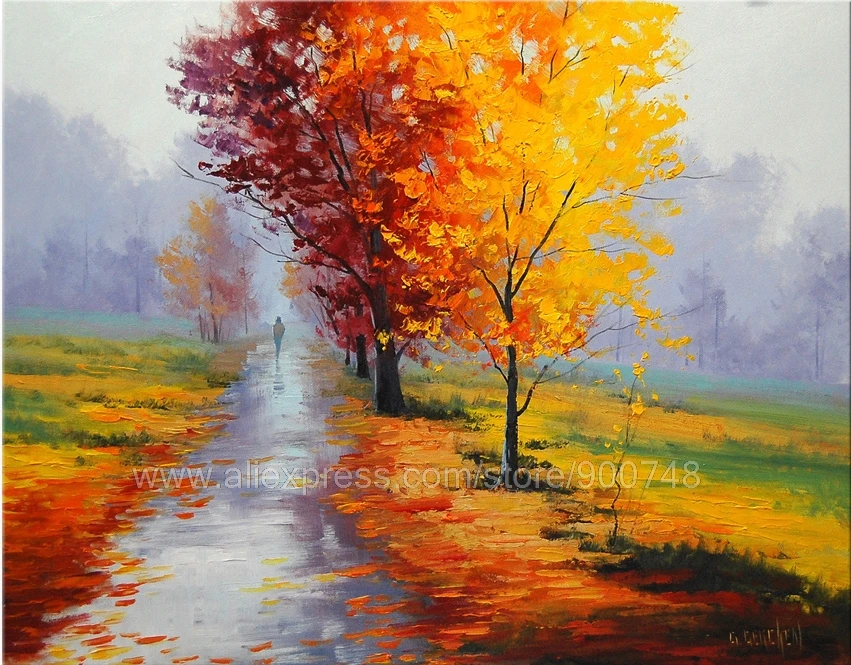 Huge oil paintingAutumn Impressionist Misty Fall Landscape Art Wall Decor Decorative Painting Hotel Art Free Shipping ab
Huge oil paintingAutumn Impressionist Misty Fall Landscape Art Wall Decor Decorative Painting Hotel Art Free Shipping ab