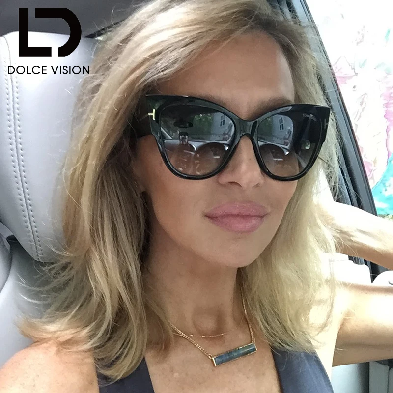 DOLCE VISION Sexy Sun Glasses for Women New Oculos Gradient Lens Mirror Cat Eye Sunglass Female Eyewear Original Brand Sunglasse
DOLCE VISION Sexy Sun Glasses for Women New Oculos Gradient Lens Mirror Cat Eye Sunglass Female Eyewear Original Brand Sunglasse