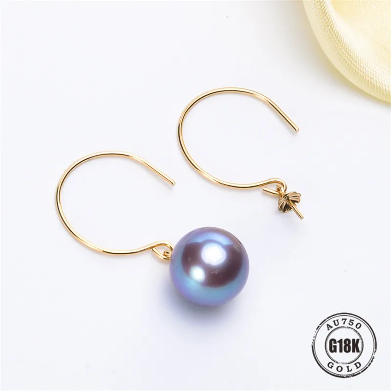 G18K Gold Earrings Pearl Jewelry, 18K Gold Ear hook For Women Fashion Gold Earrings Pearl Accessories
G18K Gold Earrings Pearl Jewelry, 18K Gold Ear hook For Women Fashion Gold Earrings Pearl Accessories