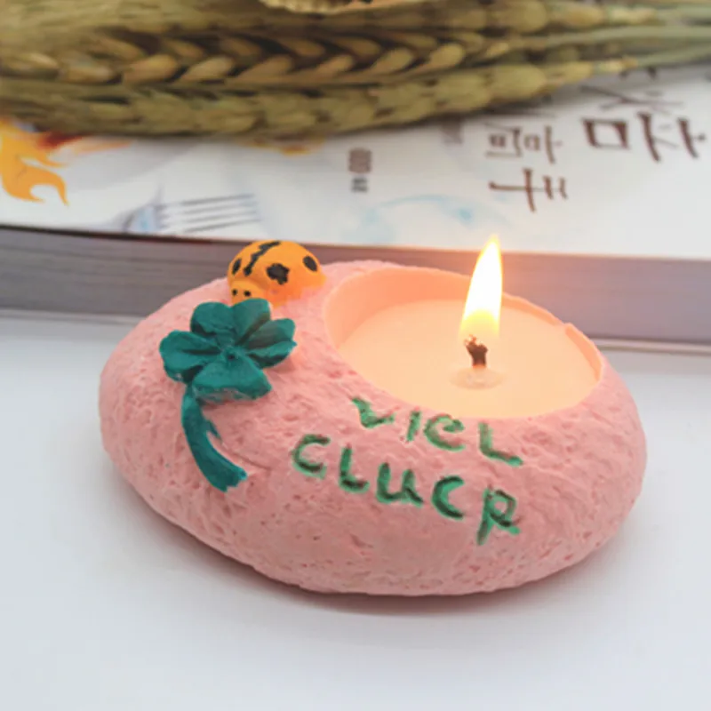 Small Ladybug flower Candlestick Silicone Mold aromatherapy plaster pot wax candle holder Concrete Mould
Small Ladybug flower Candlestick Silicone Mold aromatherapy plaster pot wax candle holder Concrete Mould