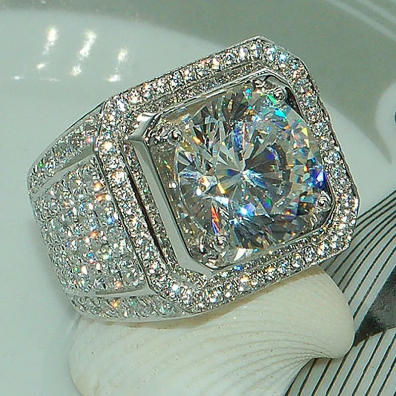 Brilliant Male Female Big Zircon Stone Ring Fashion 925 Silver Wedding Jewelry Luxury Engagement Rings For Men And Women
Brilliant Male Female Big Zircon Stone Ring Fashion 925 Silver Wedding Jewelry Luxury Engagement Rings For Men And Women