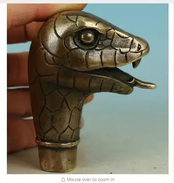 100% brass Pure Copper Brass Grandpa Good Lucky Old Chinese Handmade Carved Snake Collect Statue Walking Stick Head
100% brass Pure Copper Brass Grandpa Good Lucky Old Chinese Handmade Carved Snake Collect Statue Walking Stick Head