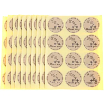 120pcs / 10 Sheets Creative Kraft Seal Labels Bicycle Love Balloons Thank You Seal Sticker Baking Decoration Sealing Sticker
120pcs / 10 Sheets Creative Kraft Seal Labels Bicycle Love Balloons Thank You Seal Sticker Baking Decoration Sealing Sticker