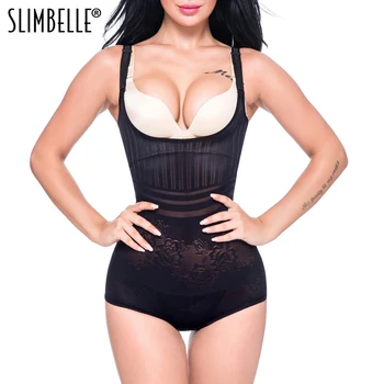 Women's Seamless Firm Control Shapewear Faja Open Bust Bodysuit Slimming Full Body Shaper Black
Women's Seamless Firm Control Shapewear Faja Open Bust Bodysuit Slimming Full Body Shaper Black