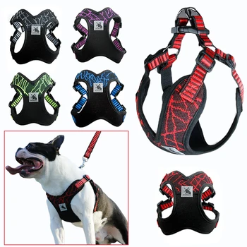 Pet No Pull Nylon Dog Harness Adjustable Reflective Soft Padded Pet Harnesses Vest For Training Walking Small Medium Dog
Pet No Pull Nylon Dog Harness Adjustable Reflective Soft Padded Pet Harnesses Vest For Training Walking Small Medium Dog