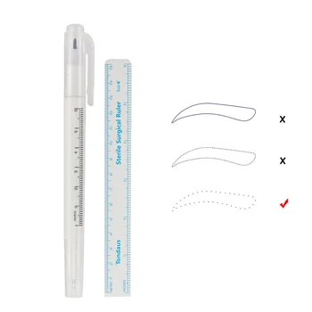 Permanent Makeup Supplies Tool Skin Surgical Eyebrow Pen With Paper Ruler for Microblading Accessories Tattoo Eyebrow Marker Pen
Permanent Makeup Supplies Tool Skin Surgical Eyebrow Pen With Paper Ruler for Microblading Accessories Tattoo Eyebrow Marker Pen