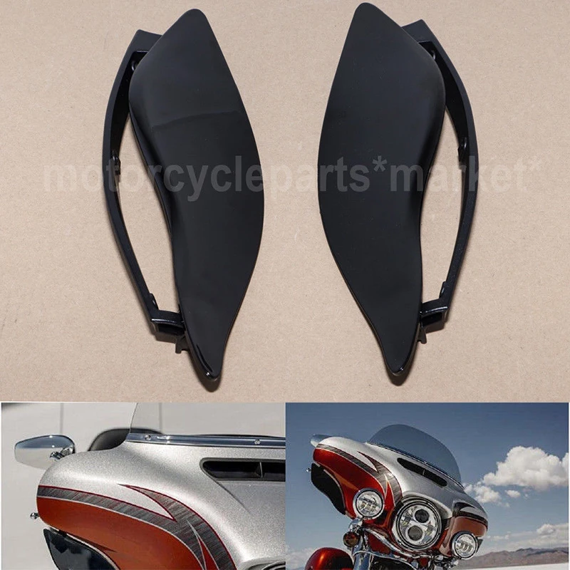 Motorcycle Parts Black Adjustable Fairing Side Wings Air Deflectors For Harley Touring CVO Electra Street Tri Glide 2014-2018
Motorcycle Parts Black Adjustable Fairing Side Wings Air Deflectors For Harley Touring CVO Electra Street Tri Glide 2014-2018