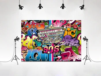 Graffiti Wall Photography Backdrop 90s Theme Party Banner Children Portraits Customized Photobooth Background for Studio xt-7530
Graffiti Wall Photography Backdrop 90s Theme Party Banner Children Portraits Customized Photobooth Background for Studio xt-7530