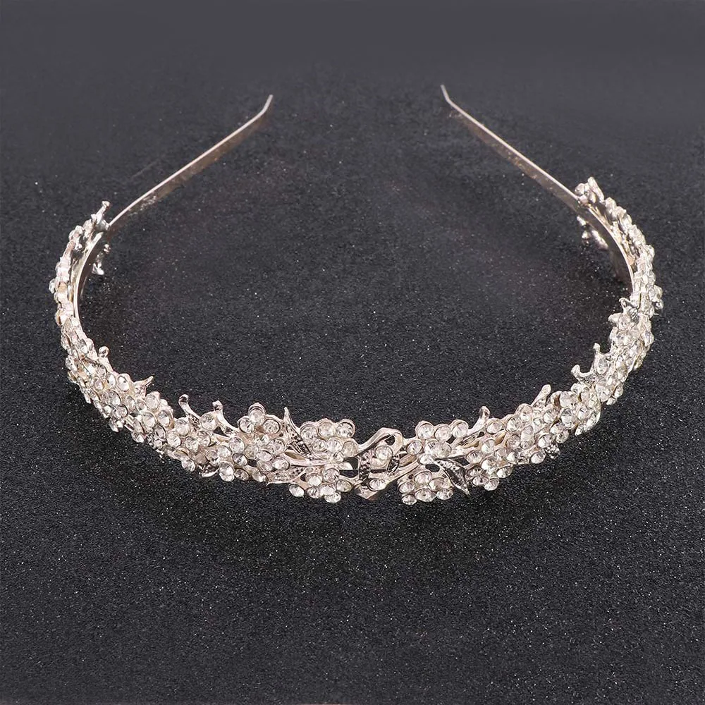Twinkling Full Crystal Rhinestone Flower Leaf Wedding Bridal Flower Girl Tiara Jewelry Hair Accessory
Twinkling Full Crystal Rhinestone Flower Leaf Wedding Bridal Flower Girl Tiara Jewelry Hair Accessory