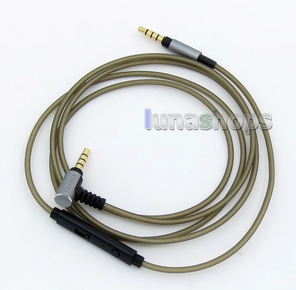 Replacement upgrade Audio Sliver Cable With Mic Remote For MDR-1A MDR-1ADAC MDR1ABT 1R Headphone LN005682
Replacement upgrade Audio Sliver Cable With Mic Remote For MDR-1A MDR-1ADAC MDR1ABT 1R Headphone LN005682