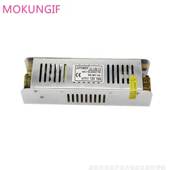 DC12V 10A 120W long thin Universal Regulated Switching thin long LED Power Supply Transformer for 5050 3528 Led strip Light
DC12V 10A 120W long thin Universal Regulated Switching thin long LED Power Supply Transformer for 5050 3528 Led strip Light