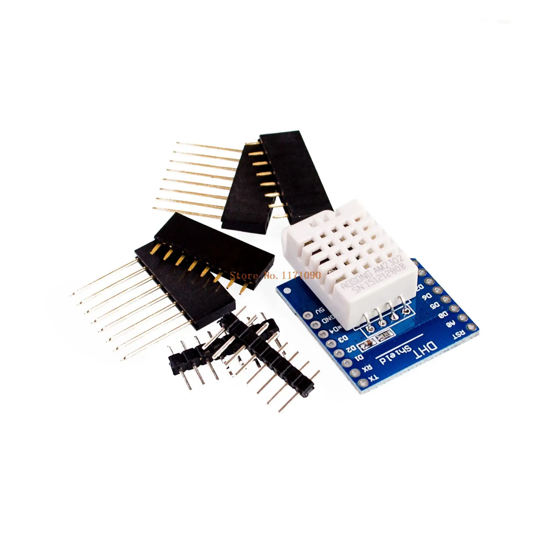 DHT Pro Shield for D1 mini DHT22 Single-bus digital temperature and humidity sensor module sensor
DHT Pro Shield for D1 mini DHT22 Single-bus digital temperature and humidity sensor module sensor